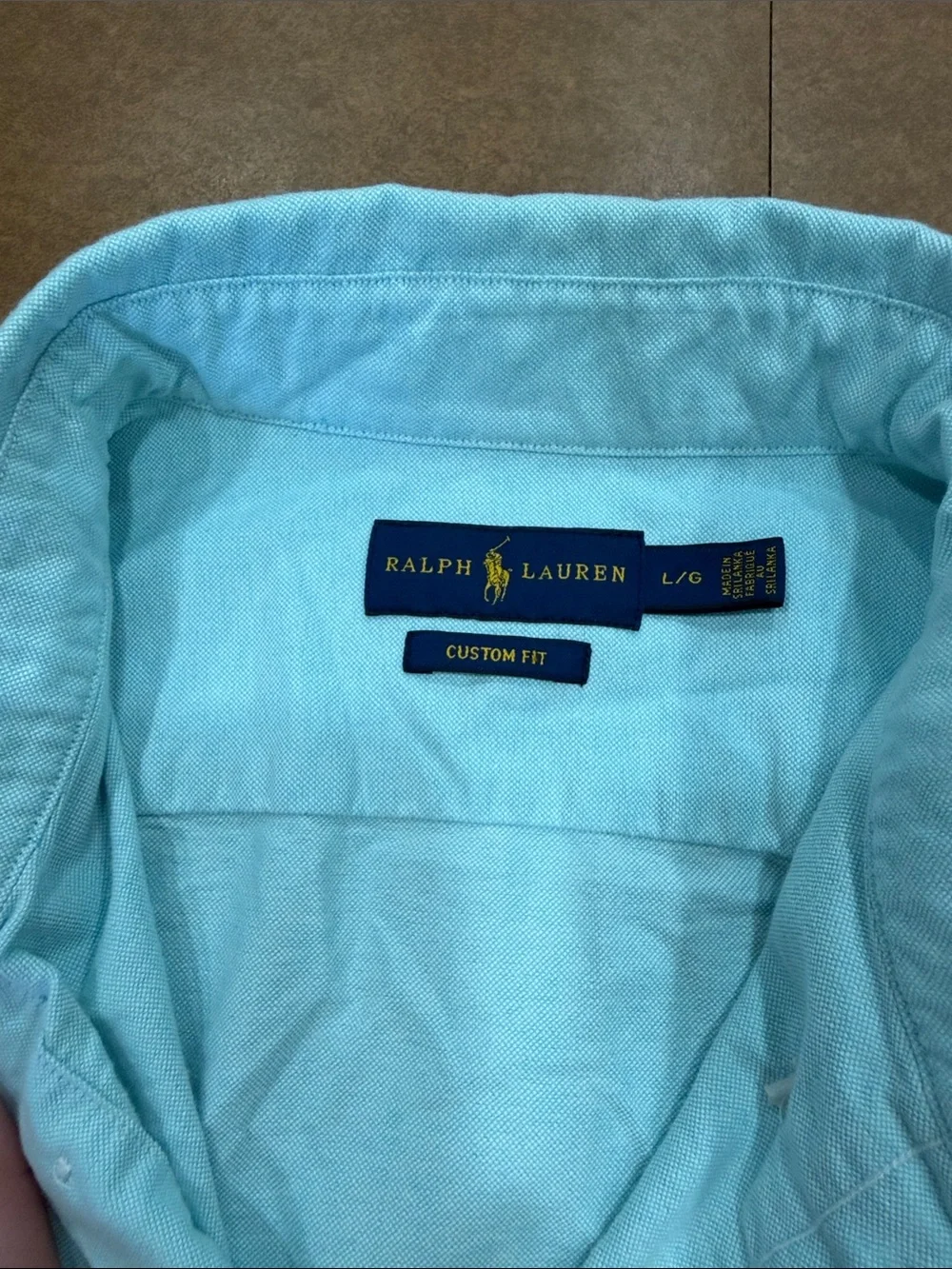 Polo by Ralph Lauren Classic Sky Blue Button-Down Shirt- Small Blemishes- Size L